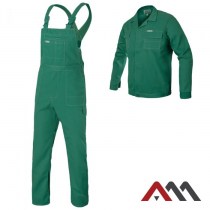 Tanie ubranie robocze Art-Master zielone bluza + spodnie ogrodniczki